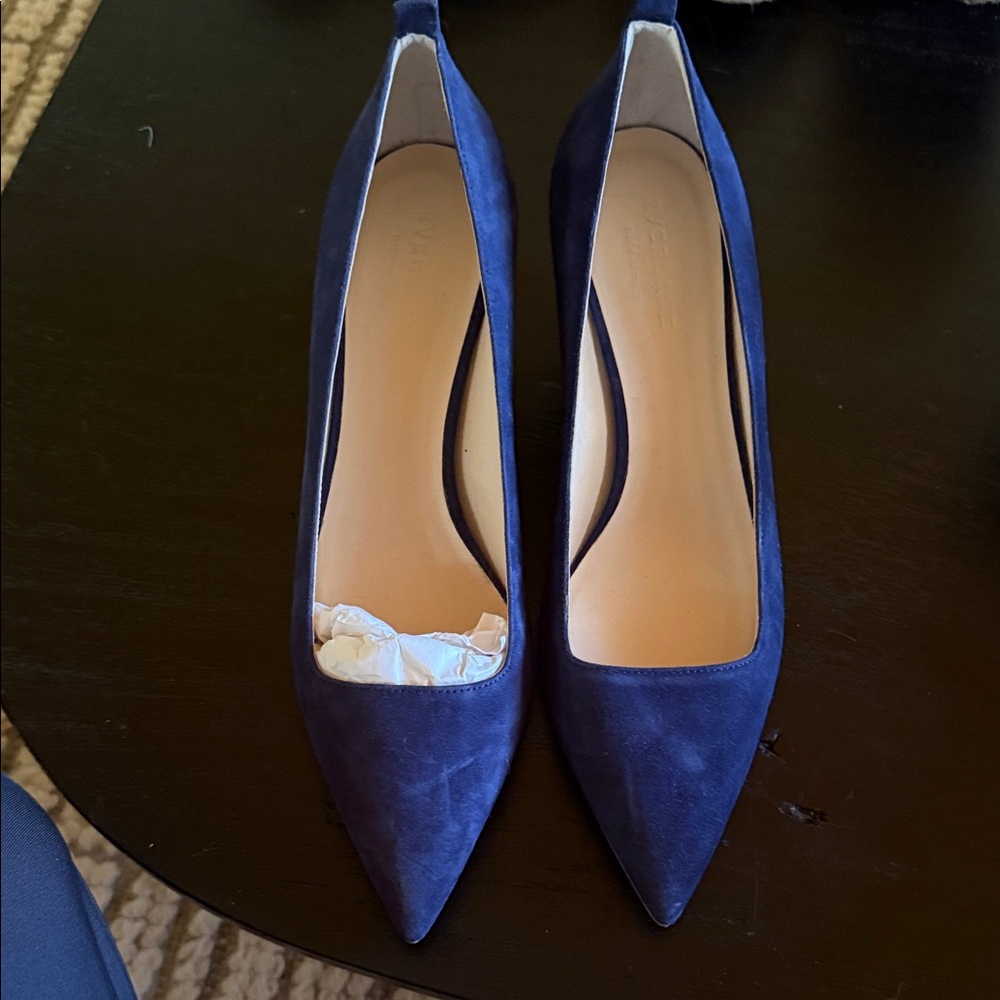 Everlane Navy Blue Women's Heels